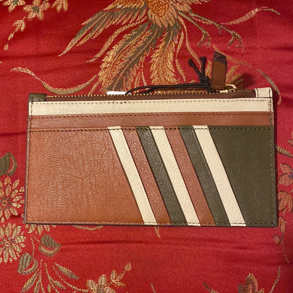 Beautiful Thacker NYC wallet! Striped and ready!